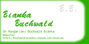 bianka buchwald business card